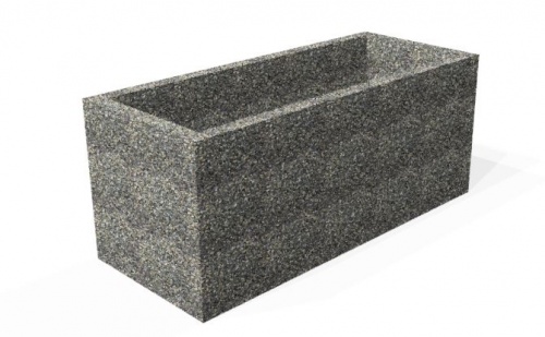 Вазон "Макрос" бетонный, габариты(см) - 120*50*50, вес - 245 кг
