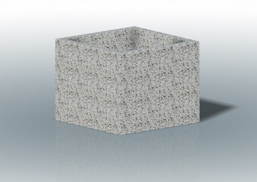 Вазон «Кварента16» бетонный, габариты(см) - 75*75*60, вес - 328 кг