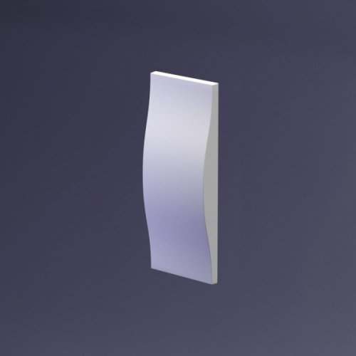 Полиуретановые формы для изготовления гипсовых 3D панелей «Стрим», 537*130 мм