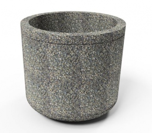 Вазон "Дункан" бетонный, габариты(см) - 65*65*60, вес - 169 кг