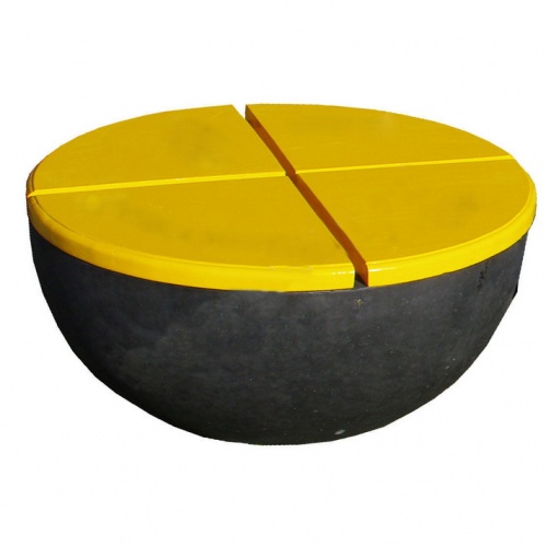 Скамейка «Смайл» бетонная, габариты(см) - 92*92*45 , вес - 150 кг