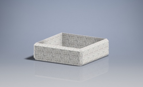 Вазон «Балено 9» бетонный, габариты(см) - 130*130*40, вес - 522,3 кг