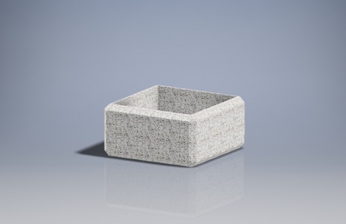 Вазон «Балено 6» бетонный, габариты(см) - 100*100*50, вес - 408,3 кг