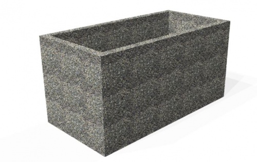 Вазон "Макрос" бетонный, габариты(см) - 120*60*60, вес - 311 кг