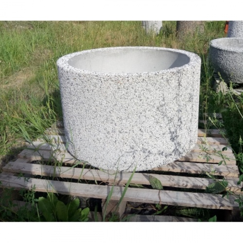 Вазон "Луна" бетонный, габариты (см) - 95*95*50, вес - 270 кг