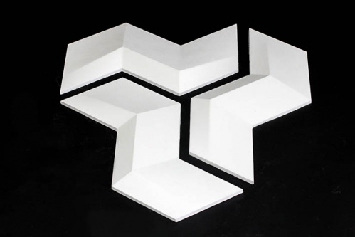 Полиуретановые формы для изготовления гипсовых 3D панелей «Меркурий», 250*96 мм
