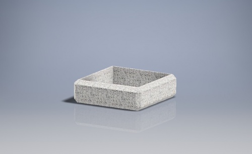 Вазон «Балено 4» бетонный, габариты(см) - 100*100*30, вес - 286 кг