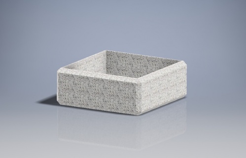 Вазон «Балено 10» бетонный, габариты(см) - 130*130*50, вес - 604 кг