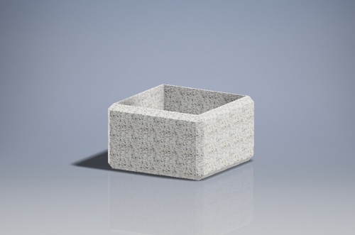 Вазон «Балено 7» бетонный, габариты(см) - 100*100*60, вес - 470 кг
