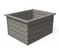 Вазон "Сигнус" бетонный, габариты(см) - 163*133*92, вес - 829 кг