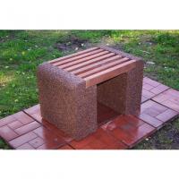 Скамейка «Евро Эго» бетонная,  габариты(см) - 100*45*45 , вес - 150 кг