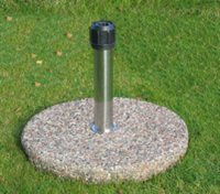 Опора для знака «7» бетонная  габариты(см) - 600×600×60 вес 43кг. круг