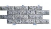 Пластиковые формы для фасадной плитки Панель «Колотый кирпич»