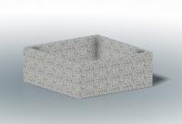Вазон «Кварента7» бетонный, габариты(см) - 130*130*50, вес - 688 кг