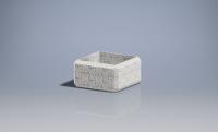 Вазон «Балено 17» бетонный, габариты(см) - 75*75*40, вес - 199 кг