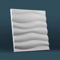 Пластиковые формы для 3D панелей «Большая волна», 500*500 мм