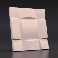 Полиуретановые формы для изготовления гипсовых 3D панелей «Квадрат выпуклый», 500*500 мм
