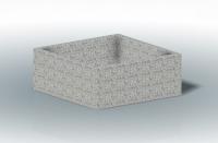 Вазон «Кварента12» бетонный, габариты(см) - 150*150*60, вес - 1068 кг
