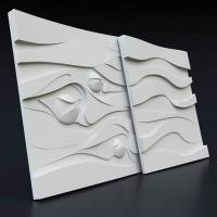 Полиуретановые формы для изготовления гипсовых 3D панелей «Максвелл», 1000*500 мм