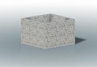 Вазон «Кварента15» бетонный, габариты(см) - 75*75*50, вес - 283 кг