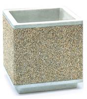 Вазон «TF4190» бетонный, габариты(см) - 77x77x77, вес. 480кг.