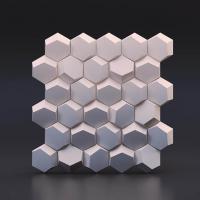 Полиуретановые формы для изготовления гипсовых 3D панелей «Рози», 500*500 мм