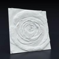 Полиуретановые формы для изготовления гипсовых 3D панелей «Роза», 500*500 мм