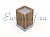Урна «Практик» деревянная, габариты(см) - 42*42*68, вес - 60 кг