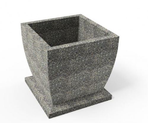 Вазон "Валли" бетонный, габариты(см) - 65*65*65, вес - 270 кг