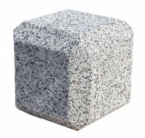Парковочный столбик "Куб" бетонный, габариты (см) - 40*40*40, вес - 95 кг