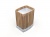Урна «Фэт» деревянная, габариты (см) - 50*41*68, вес - 60 кг