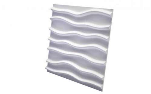 Полиуретановые формы для изготовления гипсовых 3D панелей «Стим», 600*600 мм