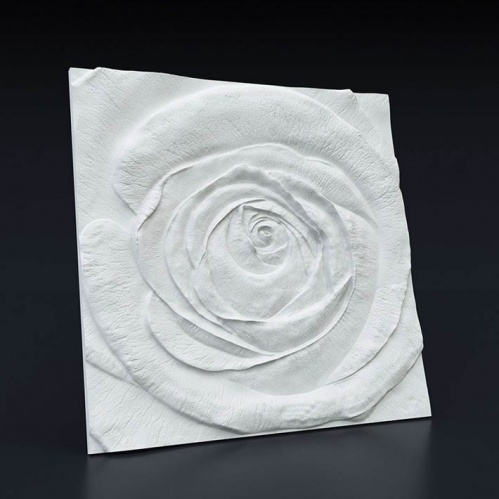 Пластиковые формы для 3D панелей «Роза», 500*500 мм