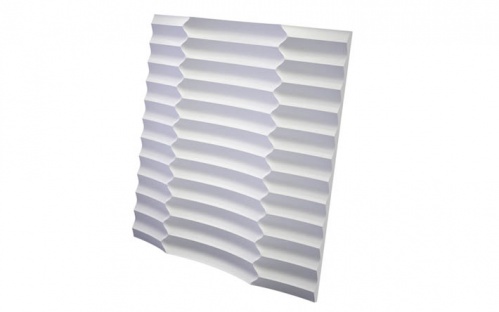 Полиуретановые формы для изготовления гипсовых 3D панелей «Руф», 600*600 мм