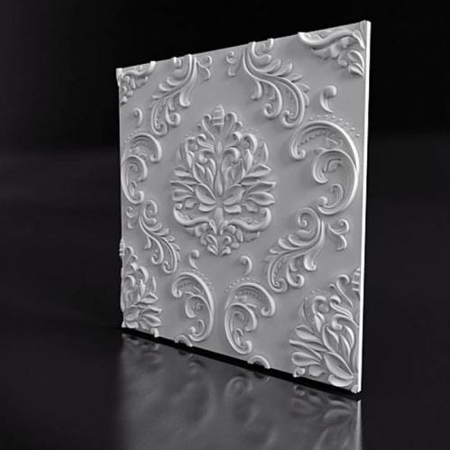 Полиуретановые формы для изготовления гипсовых 3D панелей «Валенсия», 600*600 мм
