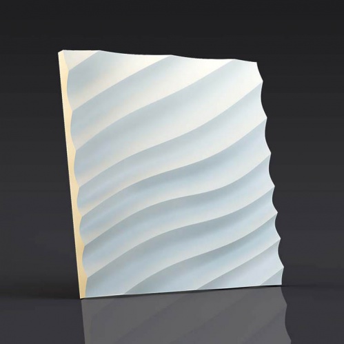 Полиуретановые формы для изготовления гипсовых 3D панелей «Диагонали», 500*500 мм